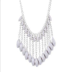 Venturous Vibes – Silver Necklace Earrings Set
